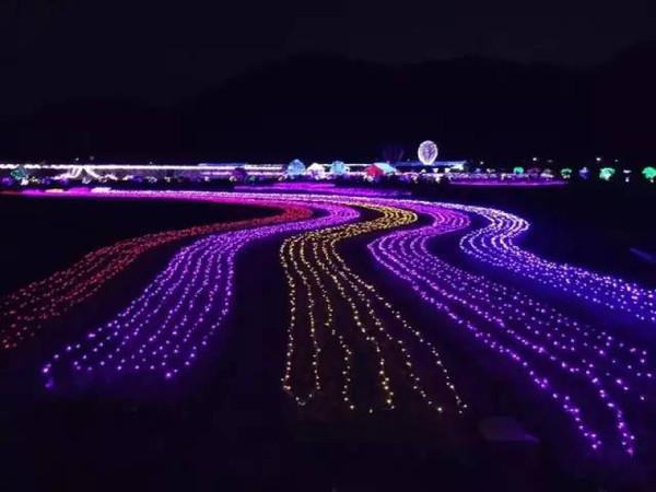 梦幻百花洲松湖生态园夜晚将举办灯光节6月底开放