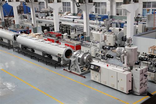 large diameter PE pipe production line