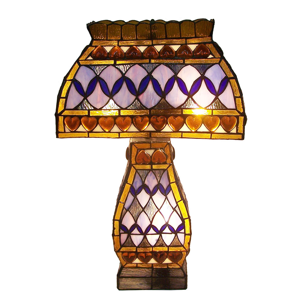 CT13001-tiffany cluster table lamp
