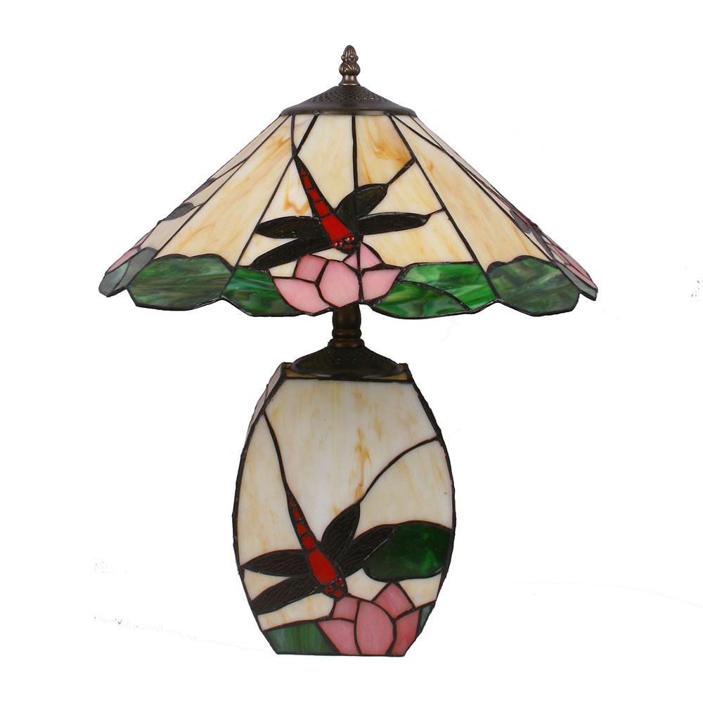 CT16001-dragonfly tiffany cluster lamp 2