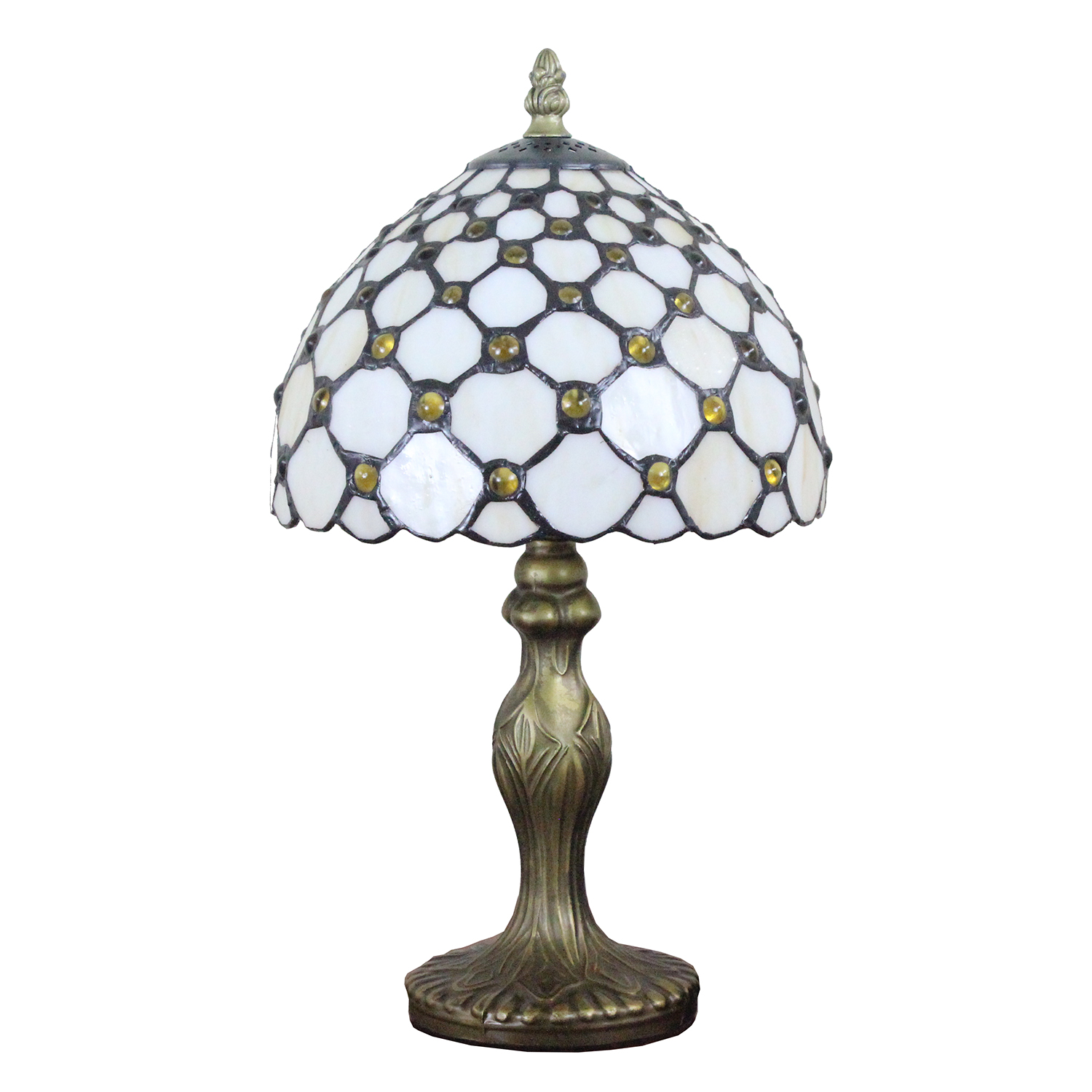 TL080012-tiffany iris table lamp-