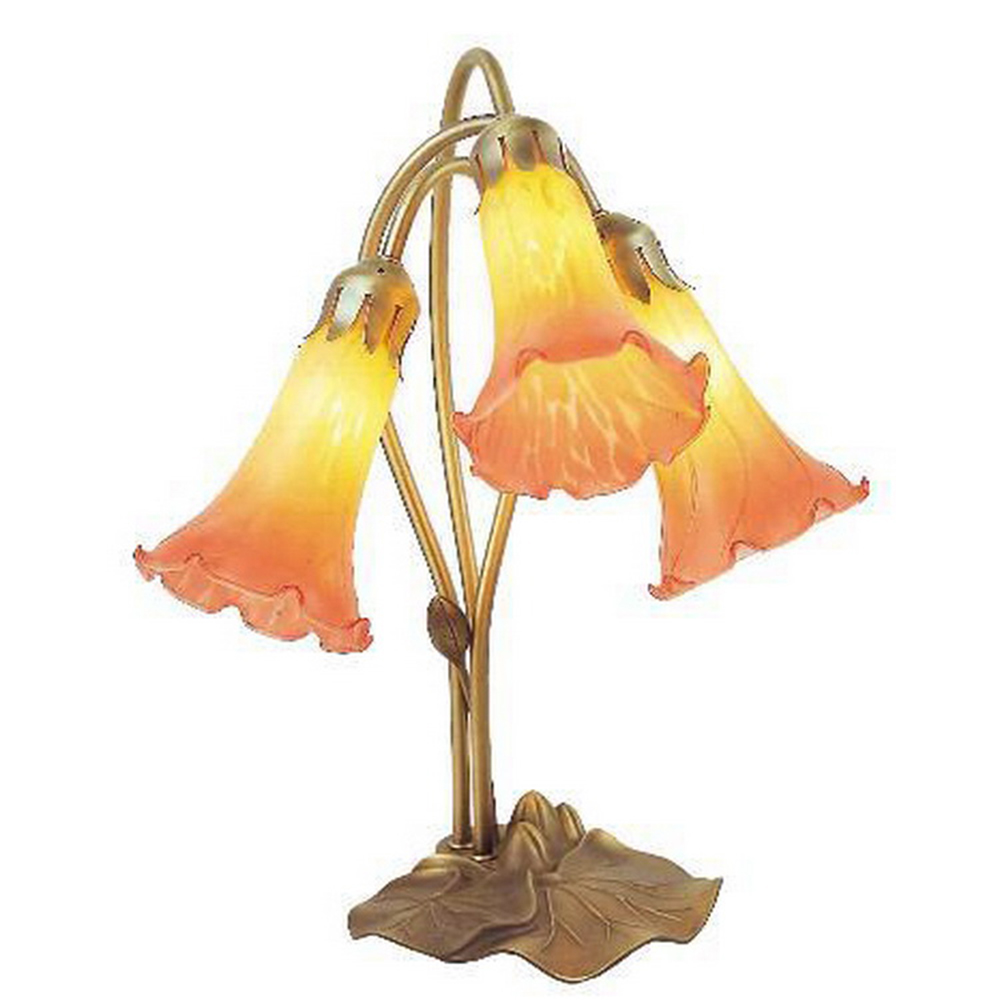 3 lights lily table lamp-2