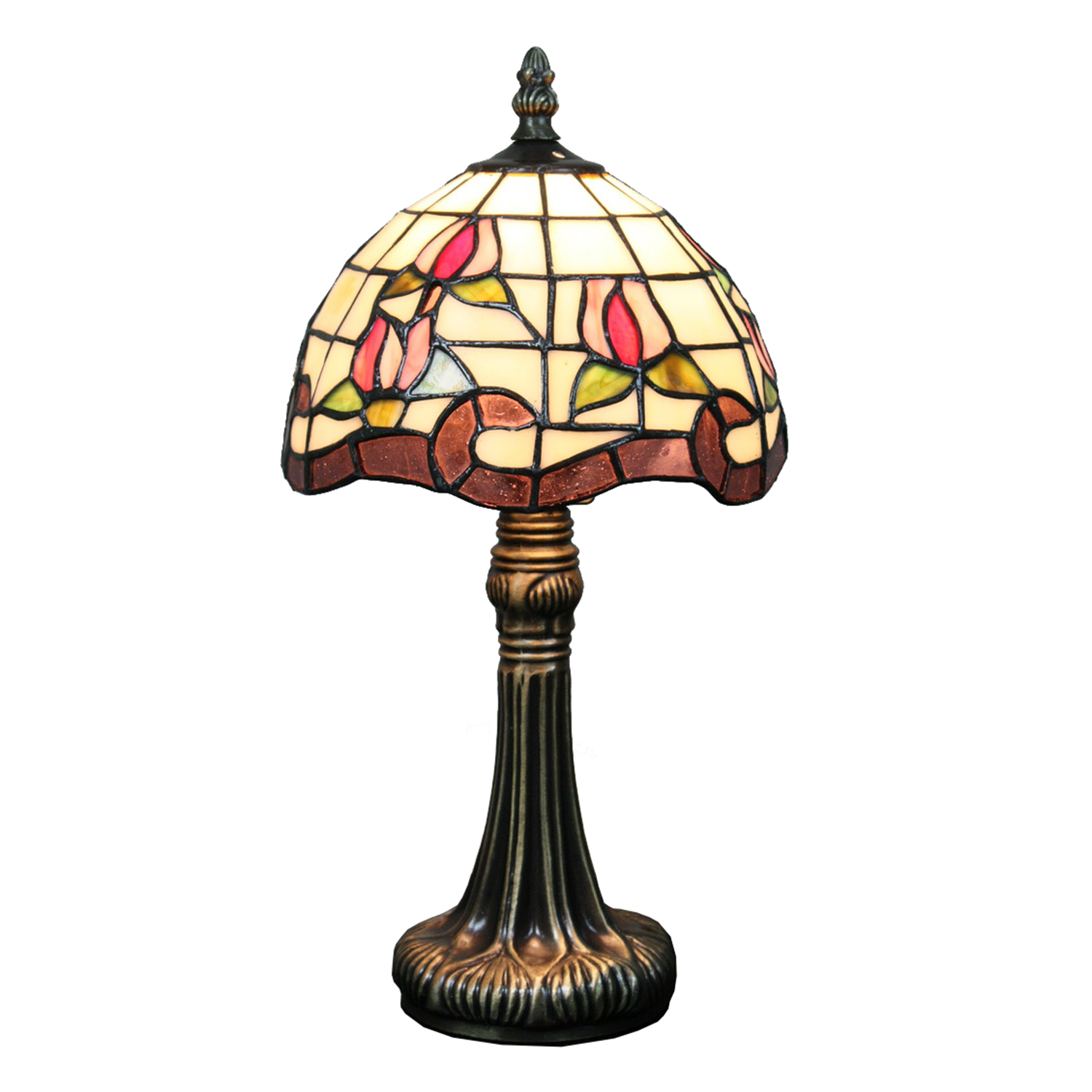 TL070001 7inch tulip tiffany table lamp