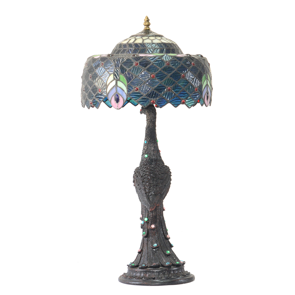 peacock accent lamp 2