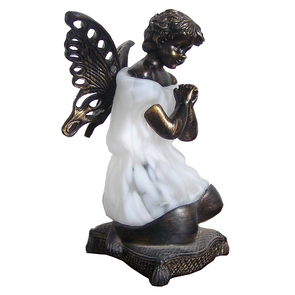angel glass accent lamp
