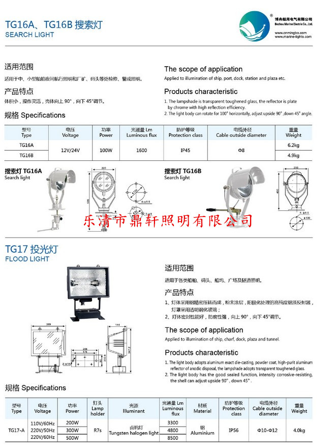 TG16A投光灯