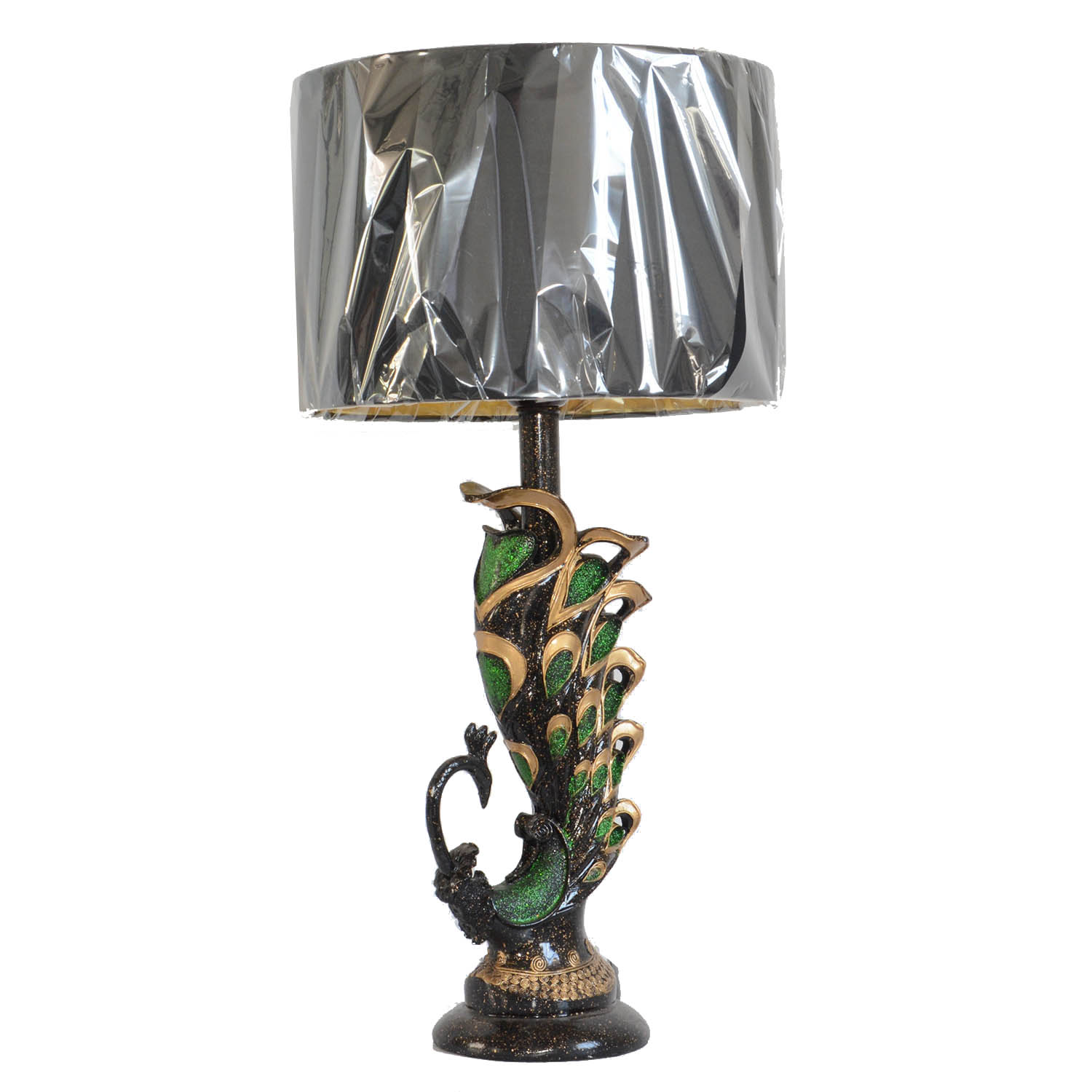 peacock table lamp