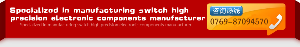 Specialized in manufacturing the switch High precision electronic components manufacturer