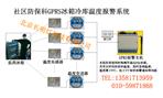 Temperature monitoring system for refrigerator cold storage