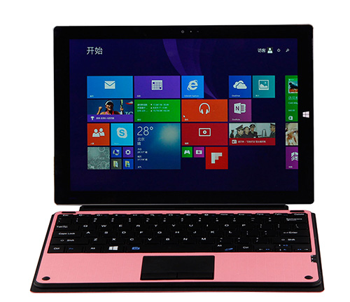 Surface Pro 3 蓝牙键盘保护套十字纹皮套-WSP-328