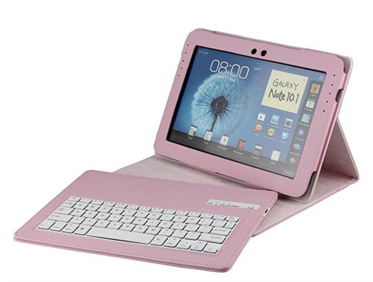 For Samsung N8000 Bluetooth Keyboard  note10.1 slim stand PU leather  case SA101