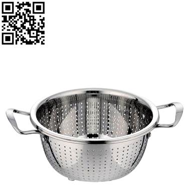 新款洗米筛、洗米盆、水果盆（Stainless steel basin）ZD-ZYP09
