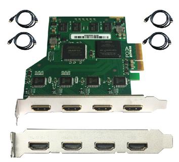 4CH HDMI video card/video capture card/dvr video card support HD video conferencing TC-4000HDMIPRO
