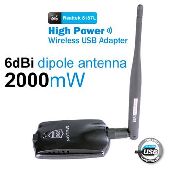 Realtek 8187L 54Mbps High Gain USB Wireless adpter/USB adpter/wifi adpter W1055
