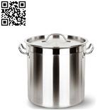 不锈钢翻边加厚多用桶（Stainless Steel Stock Pot）ZD-DYT17