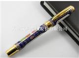 万里集团直营景泰蓝真陶瓷笔 签字笔 创意商务办公礼品 陶瓷钢笔 厂家直销