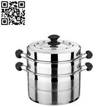 復底直角蒸鍋（Stainless steel steamer pot）ZD-ZG217