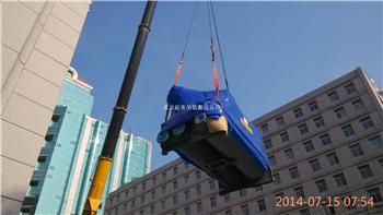 北京昌平区科技园区直燃机组吊装搬运-特灵机组搬运吊装