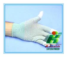 Antistatic carbon fibre coated glove