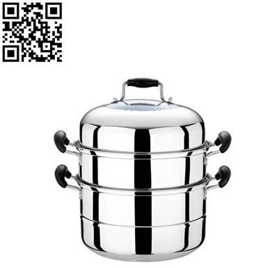 无磁特高盖三层蒸锅（Stainless steel steamer pot）ZD-ZG033