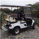 高尔夫球车进驻松湖生态园供客户看场地使用