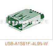 连接器USB-A1S81F-4L9N-W
