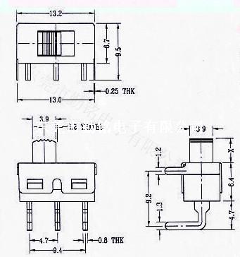 供应拨动开关SS-12D11