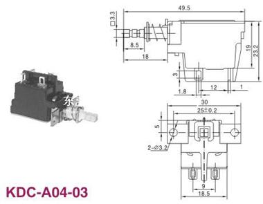 大电流电源开关KDC-A04-03、电源开关KDC-A04-03、KDC-A04-03