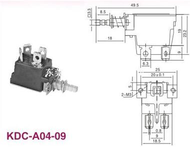 大电流电源开关KDC-A04-09、供应电源开关KDC-A04-09、KDC-A04-09