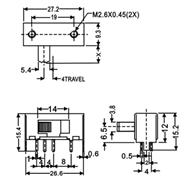   拨动开关   SK-23H01G5