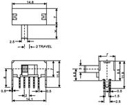   拨动开关   SK-23D15G5