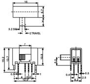   拨动开关   SK-23D03G3