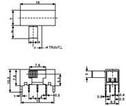   拨动开关   SK-22H13G5