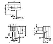   拨动开关   SK-22H15G5