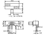   拨动开关   SK-13D13G3