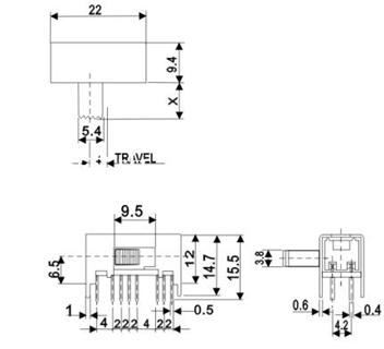   拨动开关   SK-42H03G5