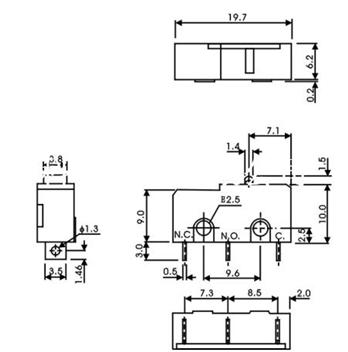 微动开关  MS-103