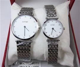 Lei Shiqi white steel couple watches