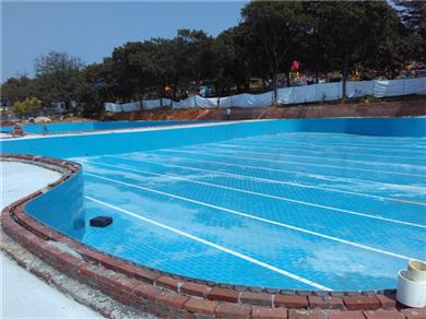 东莞松山湖梦幻百花洲松湖生态园将进行游泳池建设