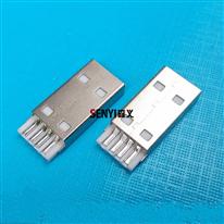 USB AM 焊线一体式 A公长体焊线 一体式 A公头27.0
