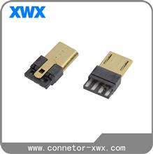 USB MICRO B5pin铁金