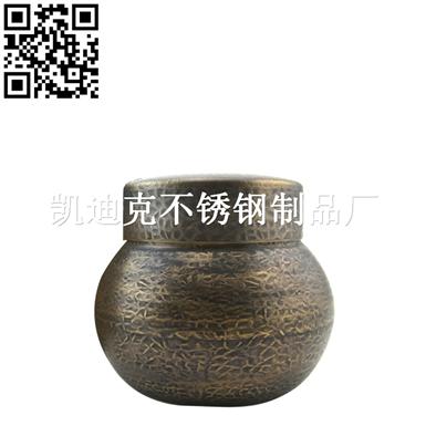 复古纯铜茶叶罐（tea pot）ZD-CH037