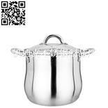 砂光特高鼓型鍋（Stainless steel pot）ZD-TG422