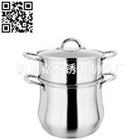 鼓型特高湯蒸鍋（Stainless steel steamer pot）ZD-ZG300
