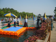 Water floating platform floating dock