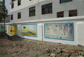 凯里围墙文化墙彩绘-黔东南文化墙绘-黔东南手绘文化墙彩绘 凯里720彩煌公司
