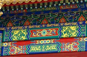 凯里市古建筑彩绘-凯里古建彩画-黔东南州古建筑上色 民族文化彩绘