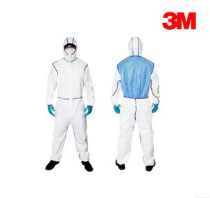 3M 4640白色带帽连体防护服（M） 防辐射颗粒 化学等