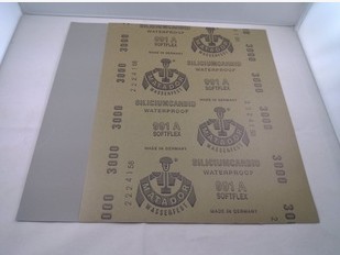 德国勇士砂纸991A 3000# 砂纸 打磨砂纸 进口砂纸500张/件