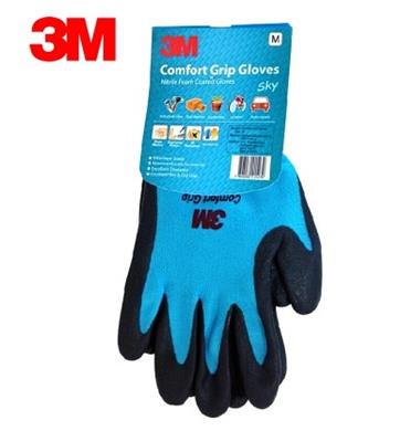 正品3M通用型灵巧防护手套 防滑耐磨手套 运动手套 户外手套 蓝色